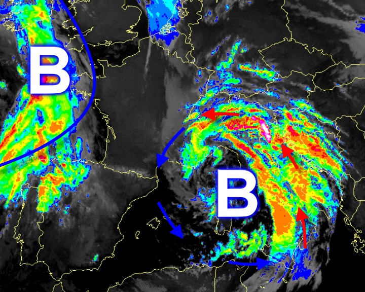 MeteoConenna: PERTURBAZIONE In Transito, PIOGGE, Nubi E Calo Delle ...